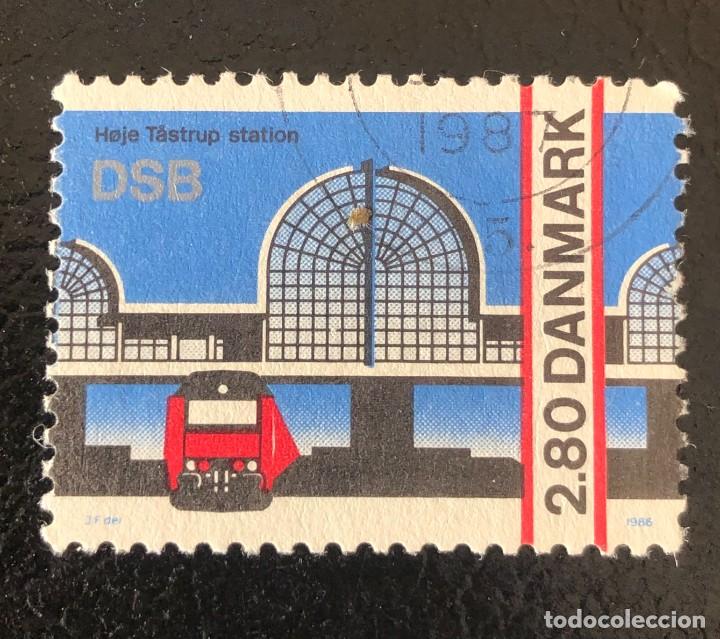 Sellos: DINAMARCA 1986 SCOTT 821 USADO - Foto 1