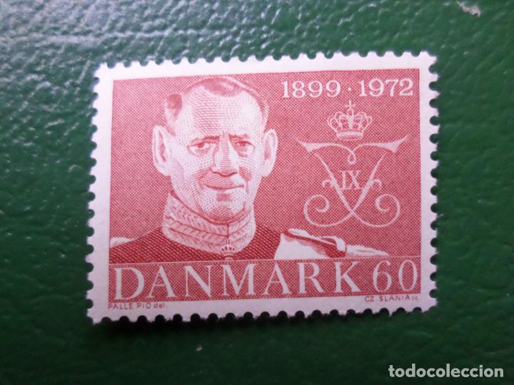 Sellos: .dinamarca, 1972, homenaje a frederic IX, Yvert 532 - Foto 1