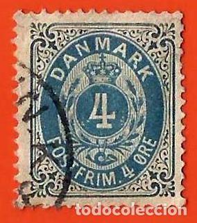 Sellos: DINAMARCA. 1875. SERIE BASICA. NUMEROS - Foto 1