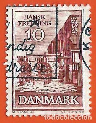 Sellos: DINAMARCA. 1962. MOLINO DE AGUA - Foto 1