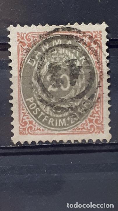 Sellos: Dinamarca &deg; A&ntilde;o 1875-1903. Yvert 26A. - Foto 1