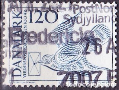 Sellos: 1974 - DINAMARCA - I CENTENARIO DE LA UPU - YVERT 588 - Foto 1