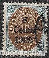 Sellos: DINAMARCA, 1902, YVERT T. n&ordm; 23 (o) - Foto 1