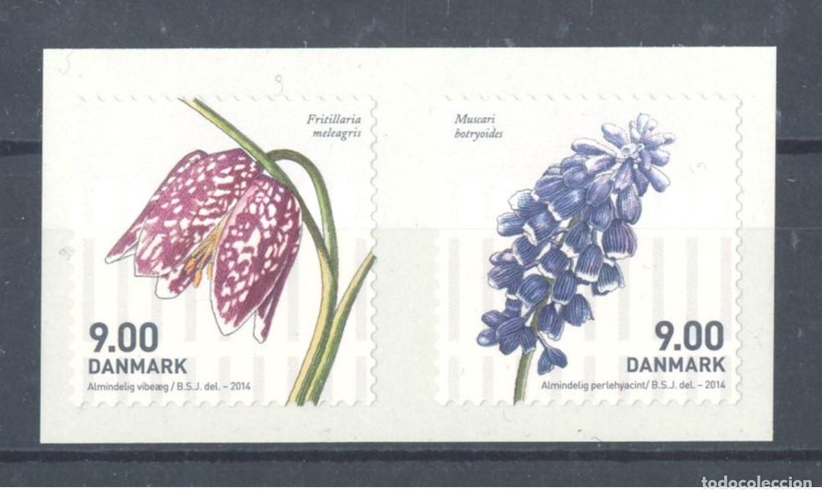 Sellos: Danemark Denmark 2014 - Spring flowers set mnh** - Foto 1