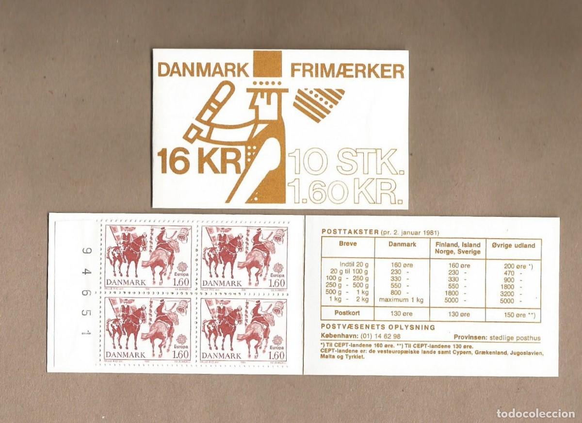 Sellos: DINAMARCA DOS CARNETS 1981 ** - Foto 1
