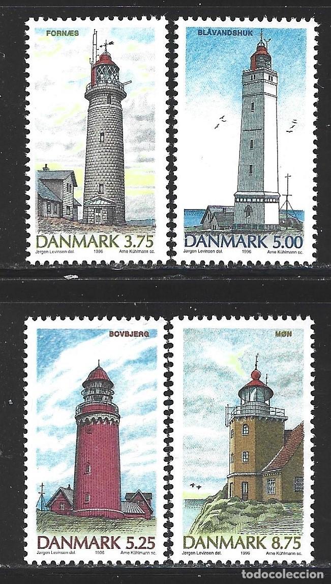Sellos: DINAMARCA 1135/38** - A&Ntilde;O 1996 - FAROS - Foto 1