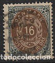 Sellos: DINAMARCA 1875, IVERT n&ordm; 25B (o) - Foto 1