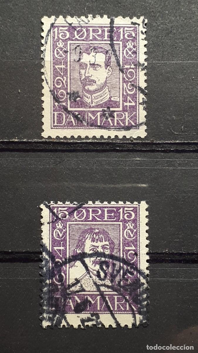 Sellos: DINAMARCA &deg;. A&Ntilde;O 1924 . Yvert 159/60 - Foto 1