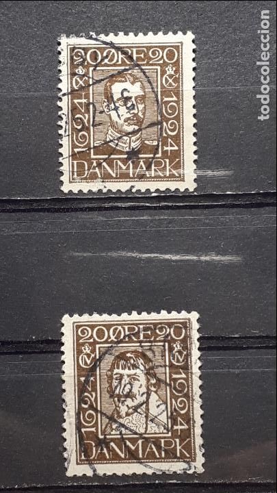 Sellos: DINAMARCA &deg;. A&Ntilde;O 1924 . Yvert 161/2 - Foto 1