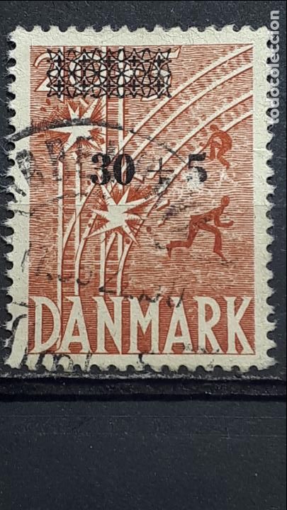 Sellos: DINAMARCA &deg;. A&Ntilde;O 1955 . Yvert 359 - Foto 1