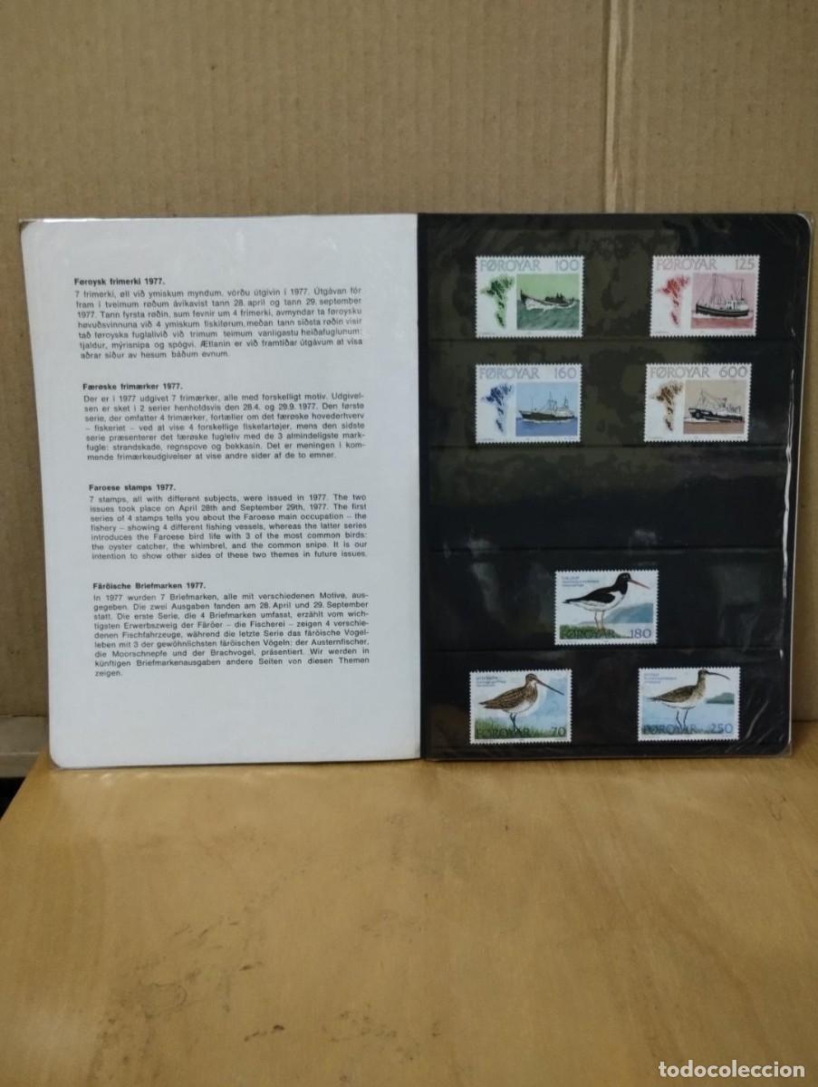Sellos: FEROE ---- CARPETA ANUAL 1977 - Foto 2