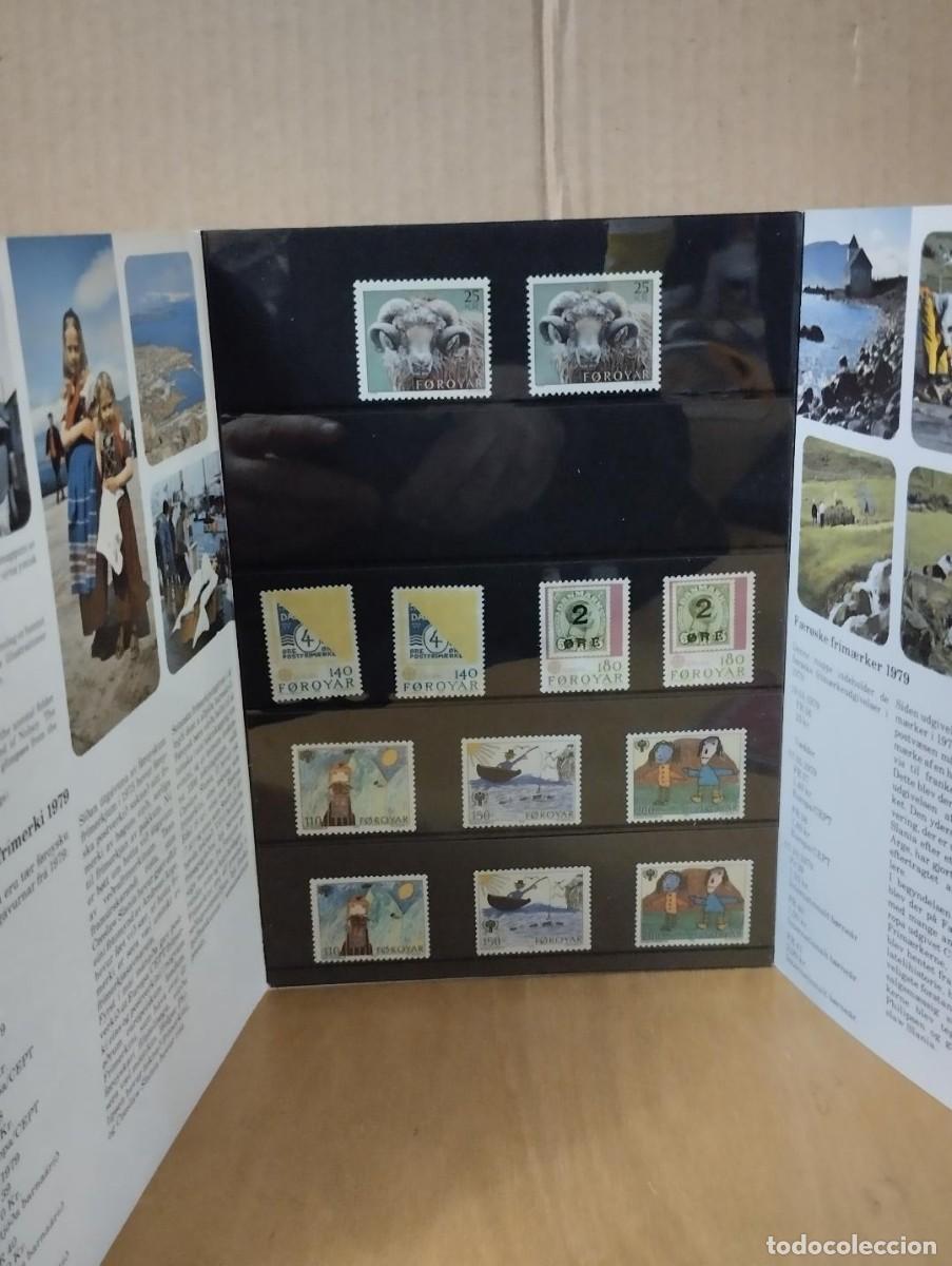 Sellos: FEROE ---- CARPETA ANUAL 1979 - Foto 2