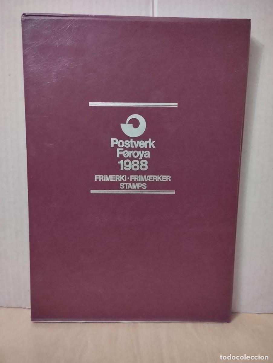 Sellos: FEROE ---- LIBRO ANUAL 1988 - Foto 1