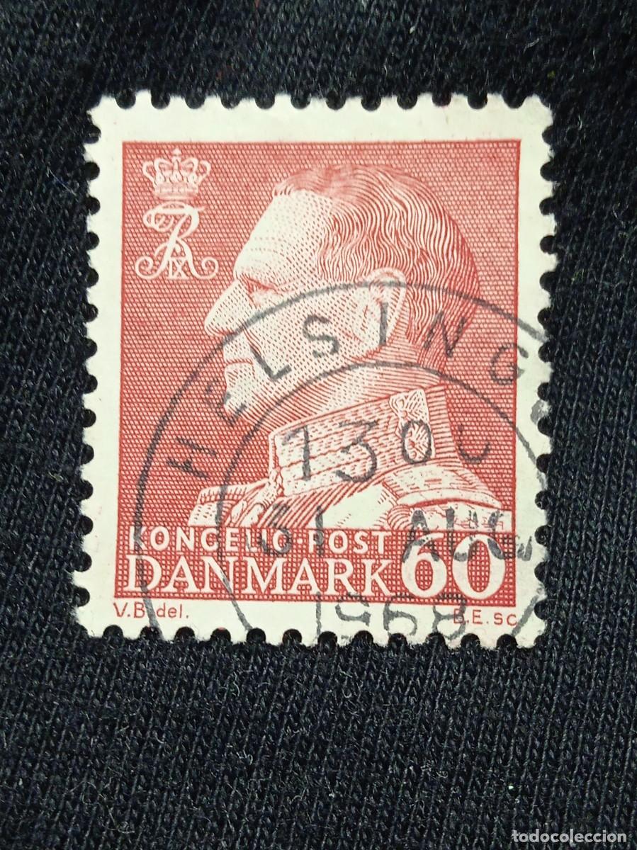 Sellos: SELLO DENMARK, DINAMARCA, 60 ORE REY FREDERIK IX - 1967 - Foto 1