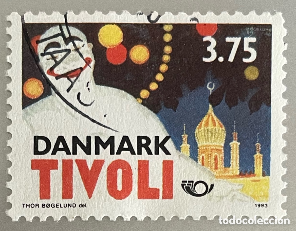 Sellos: Dinamarca. Tivoli. 1993 - Foto 1