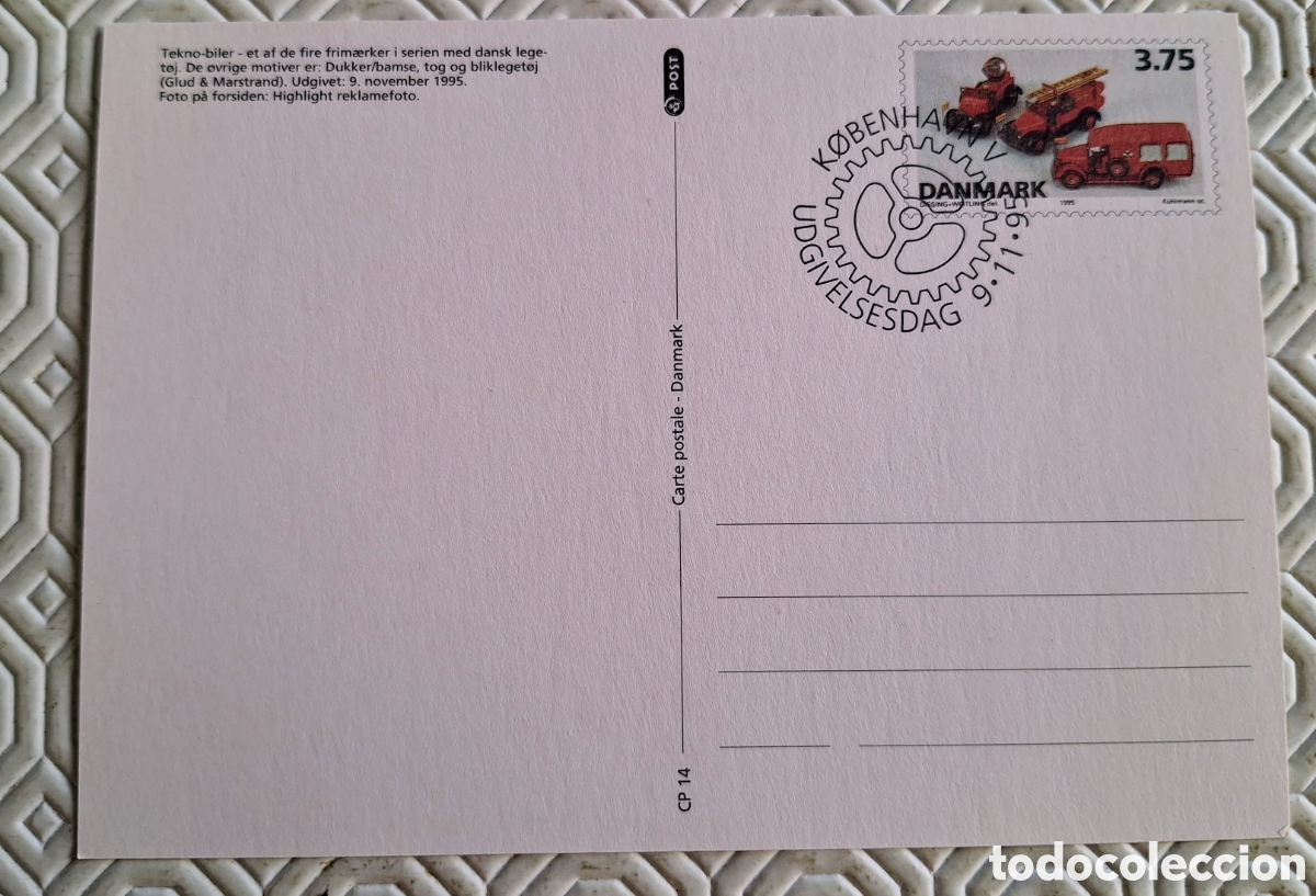 Sellos: Tarjeta entero postal - 1995 - Dinamarca - Foto 2