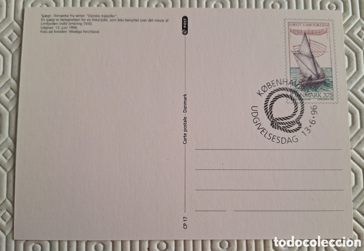 Sellos: Tarjeta entero postal - 1996 - Dinamarca - Foto 2
