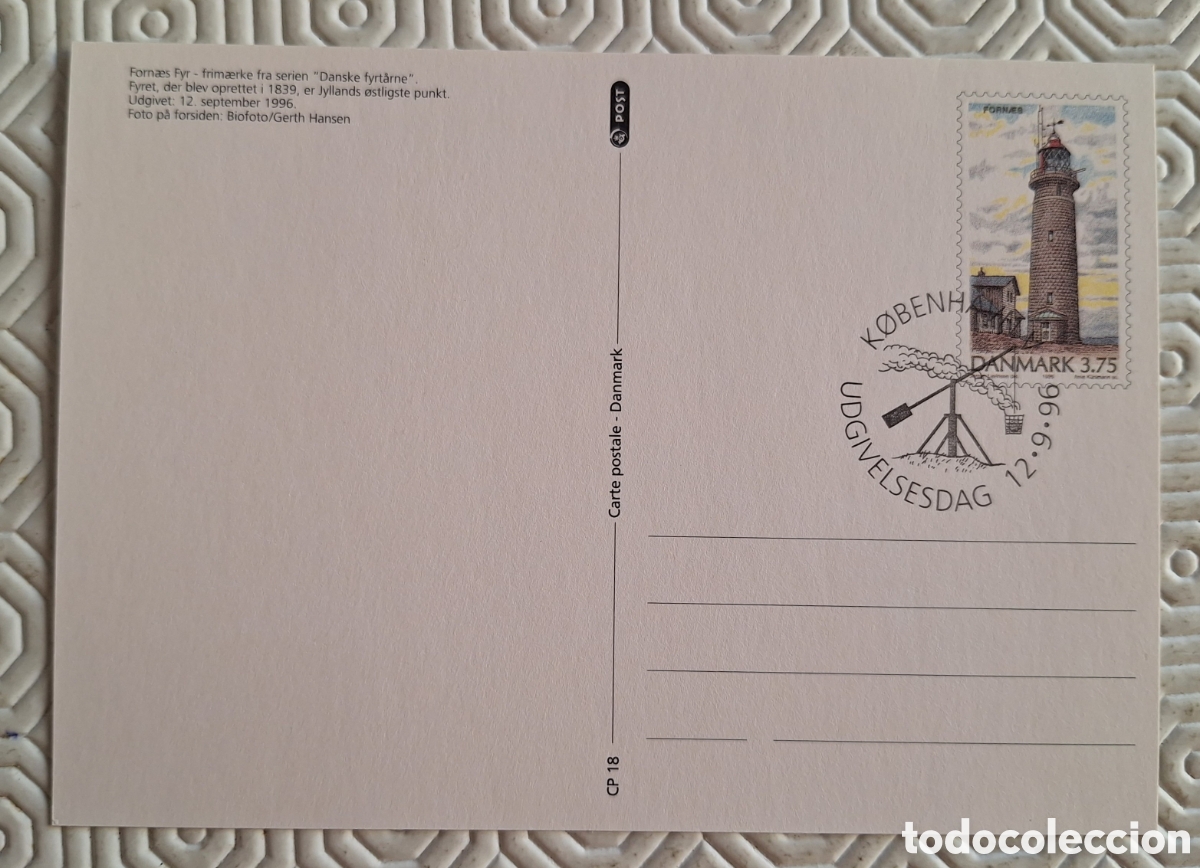 Sellos: Tarjeta entero postal - 1996 - Dinamarca - Foto 2
