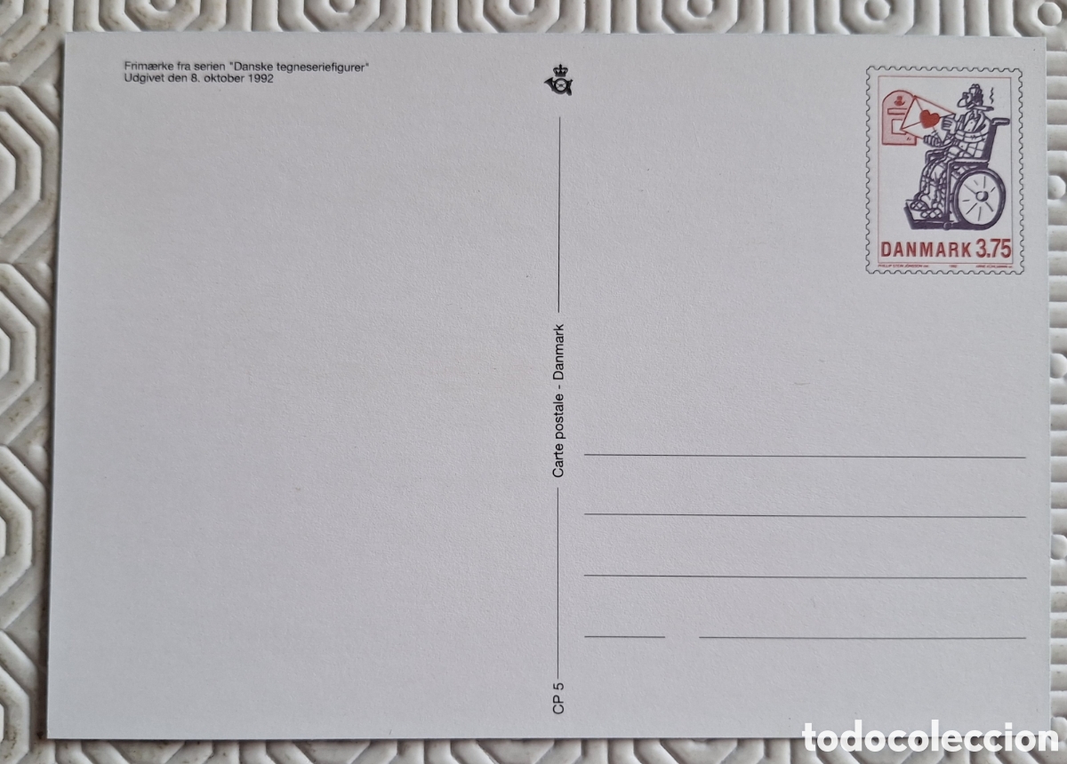 Sellos: Tarjeta entero postal - 1992 - Dinamarca - Foto 2