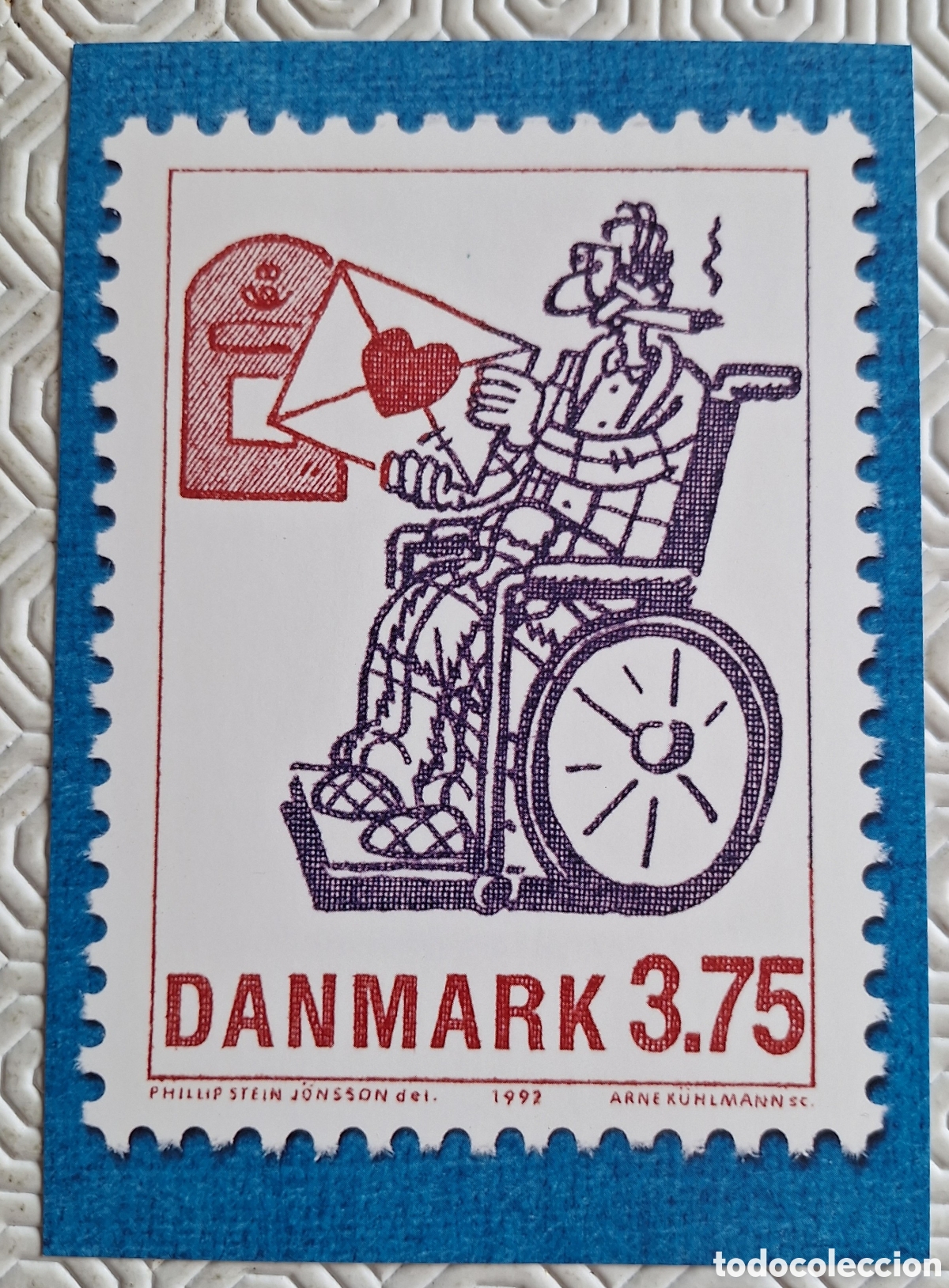 Sellos: Tarjeta entero postal - 1992 - Dinamarca - Foto 1
