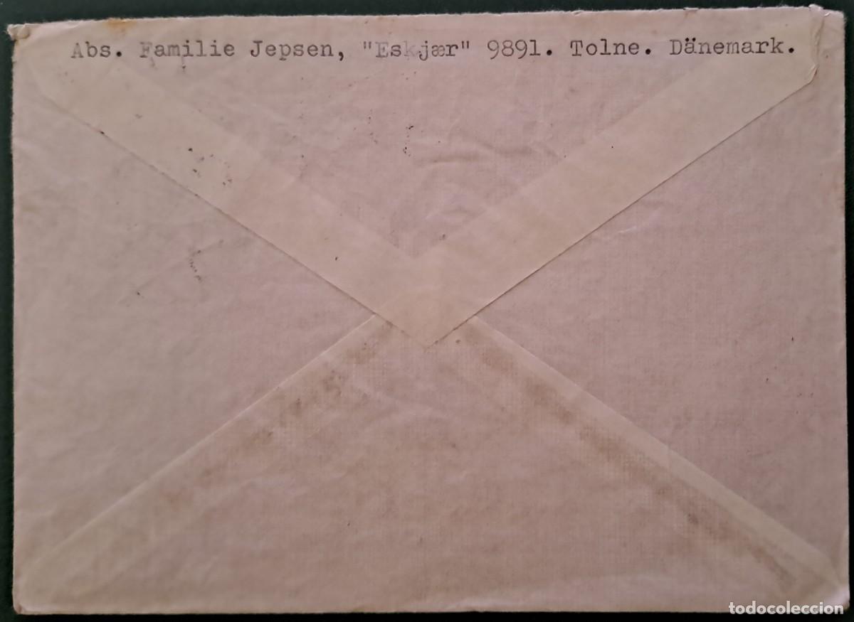 Sellos: Carta de Dinamarca 1971 - Foto 2