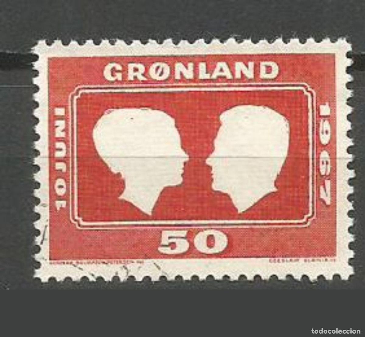 Sellos: GROENLANDIA YVERT NUM. 59 USADO - Foto 1