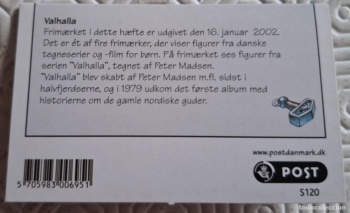 Sellos: Carnet de sellos Dinamarca S120 - 2002 - Valhalla - Foto 3