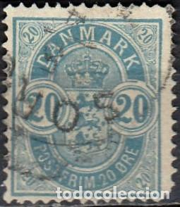Sellos: 1882 - DINAMARCA - YVERT 37 - Foto 1