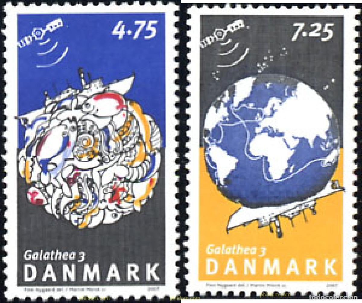 Sellos: 211891 MNH DINAMARCA 2007 GALATHEA 3 - Foto 1