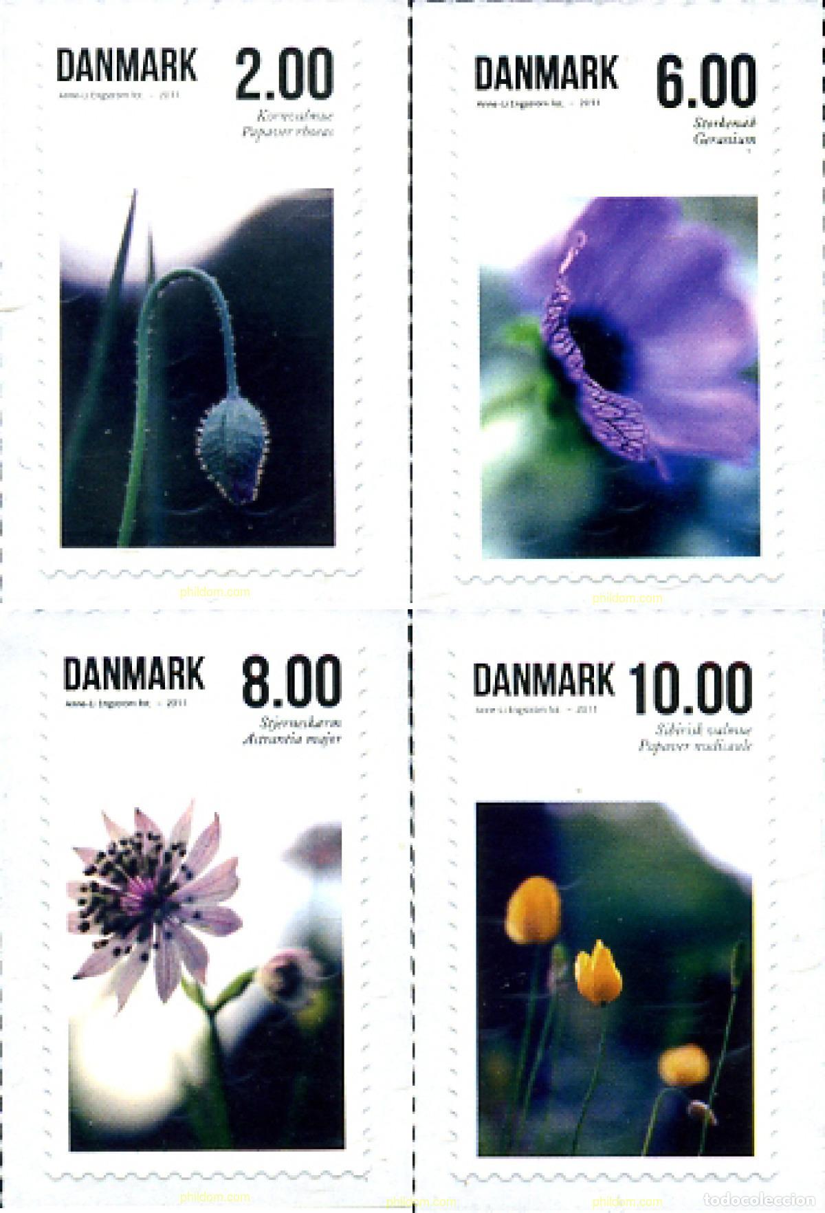 Sellos: 264120 MNH DINAMARCA 2011 FLORES - Foto 1