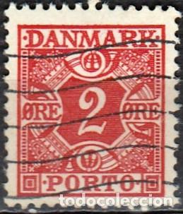 Sellos: 1934 - DINAMARCA - SELLO DE SERVICIO - YVERT 28 - Foto 1