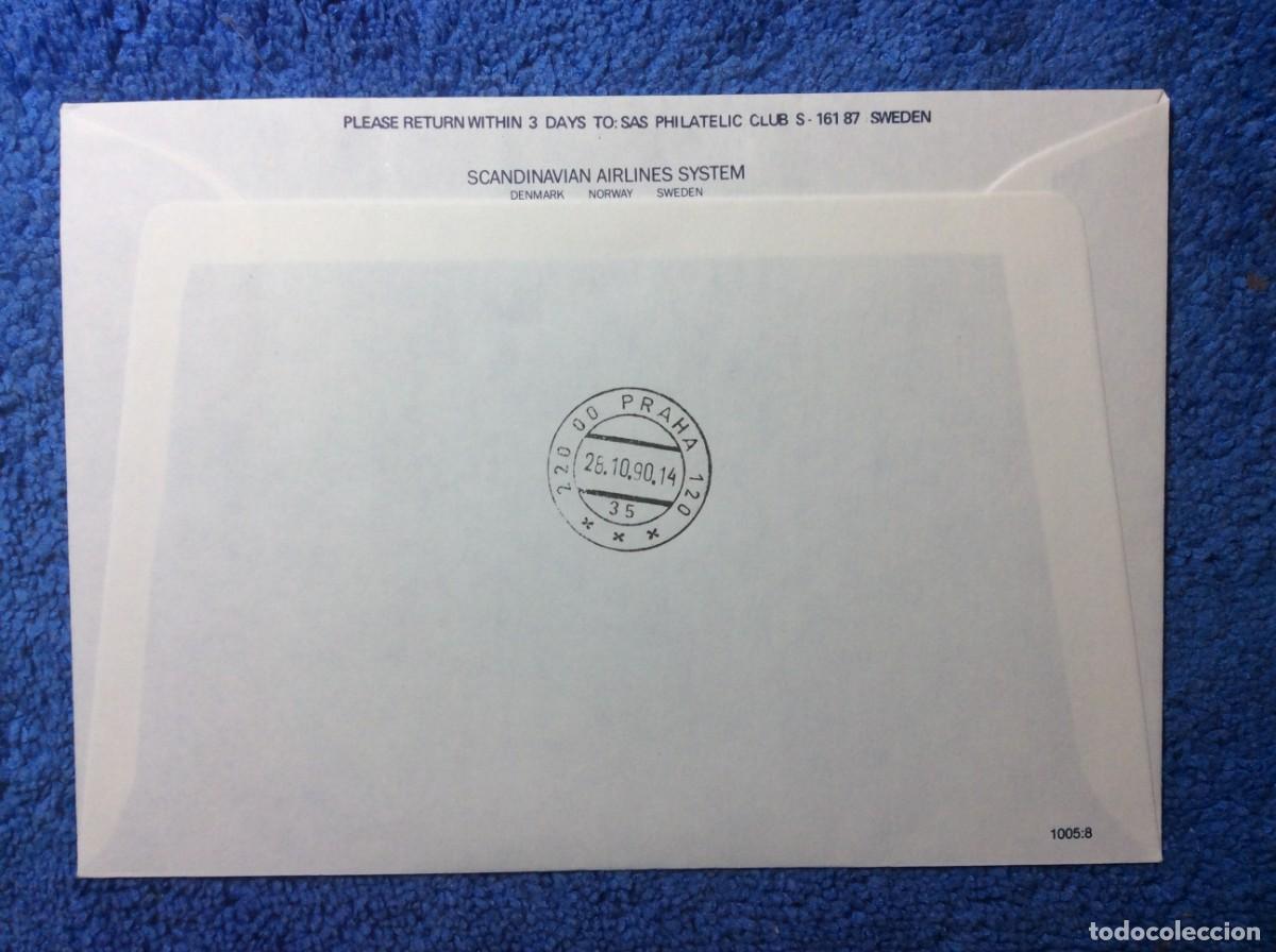 Sellos: DINAMARCA 1990 CARTA CIRCULADA (1BBH16) - Foto 2