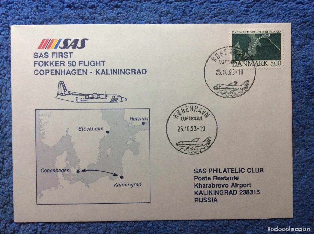Sellos: DINAMARCA 1993 CARTA CIRCULADA (1BBH29) - Foto 1