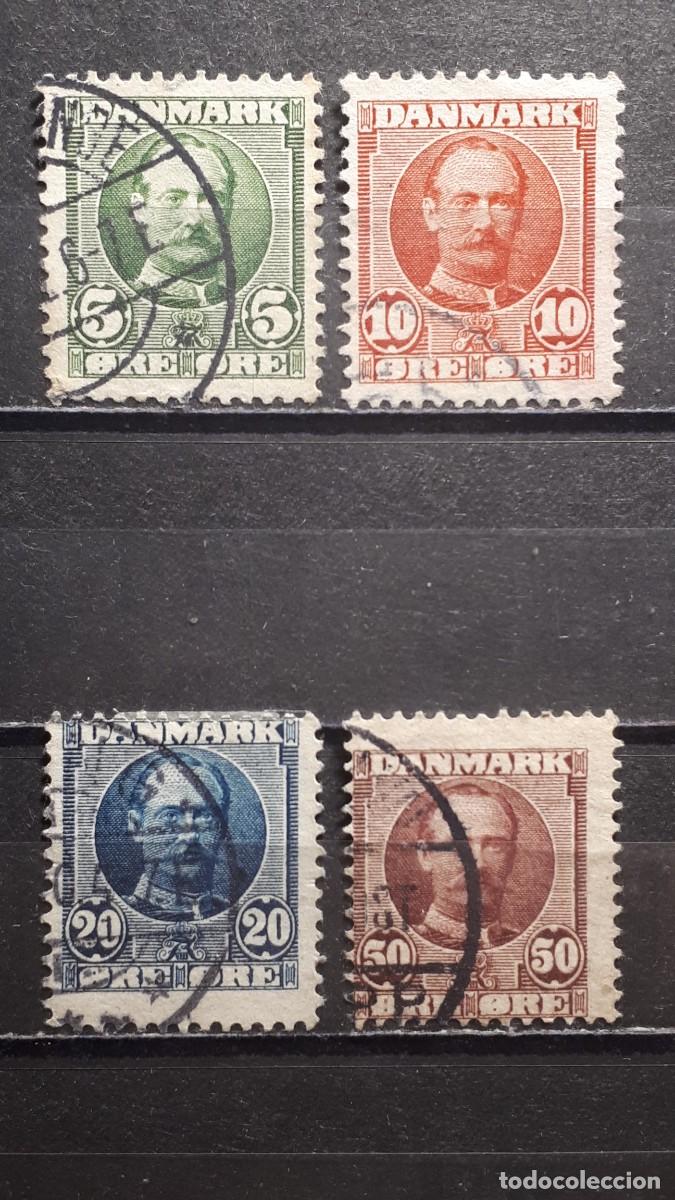 Sellos: DINAMARCA. A&Ntilde;O 1907. &deg;. YVERT 55/7 - Foto 1