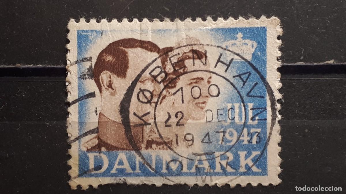 Sellos: DINAMARCA. Vi&ntilde;eta de 1947. &deg;. - Foto 1