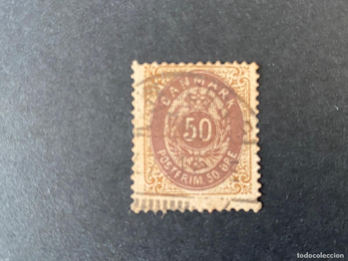 Sellos: Dinamarca sello de 1875 - Foto 1