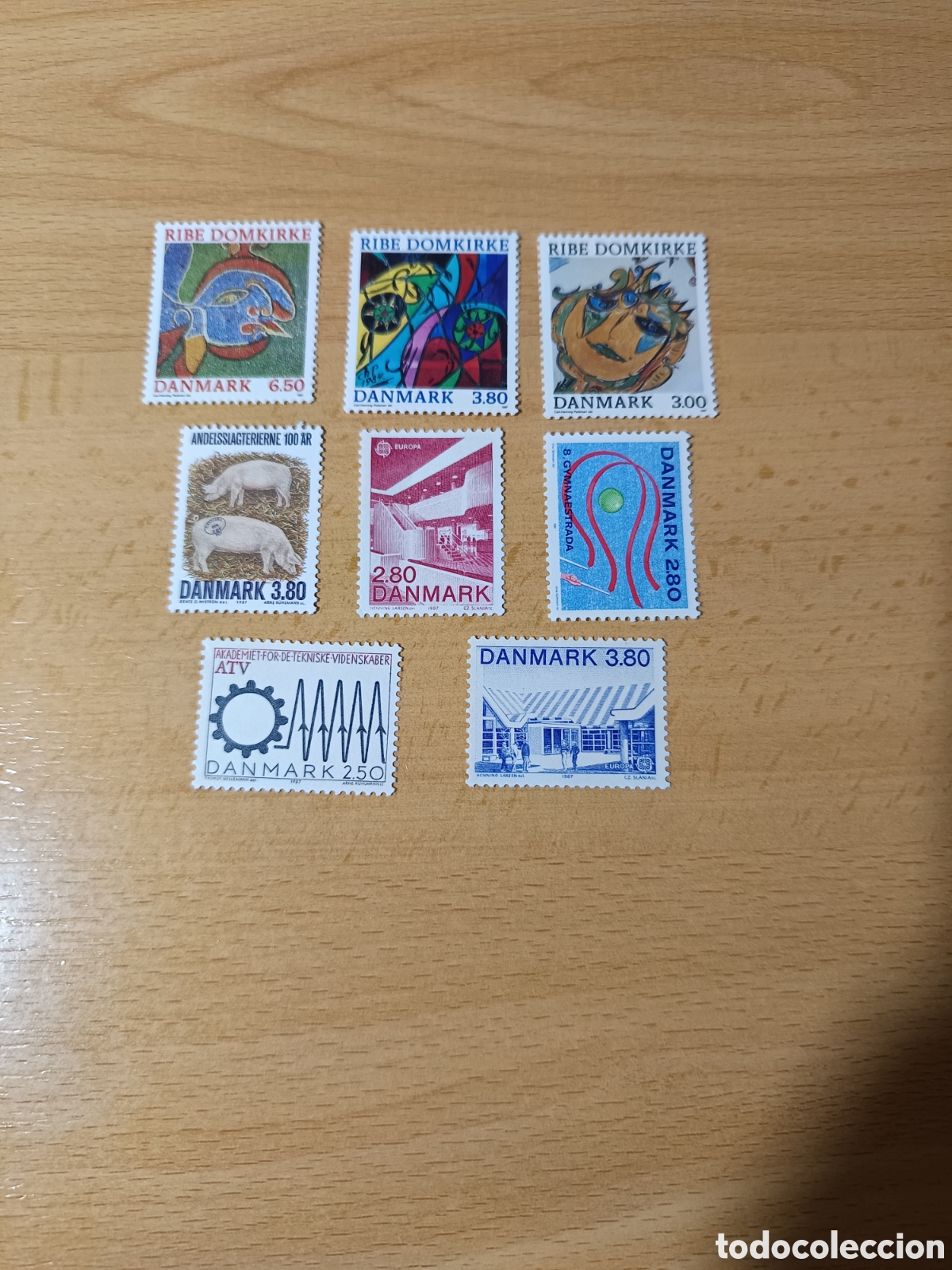 Sellos: Dinamarca 1987 variados - Foto 1
