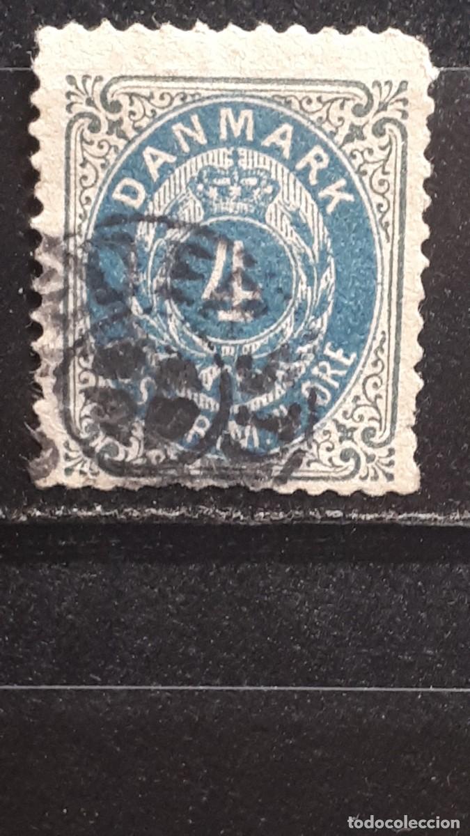 Sellos: DINAMARCA. A&Ntilde;O 1875. &deg;. YVERT 23 - Foto 1