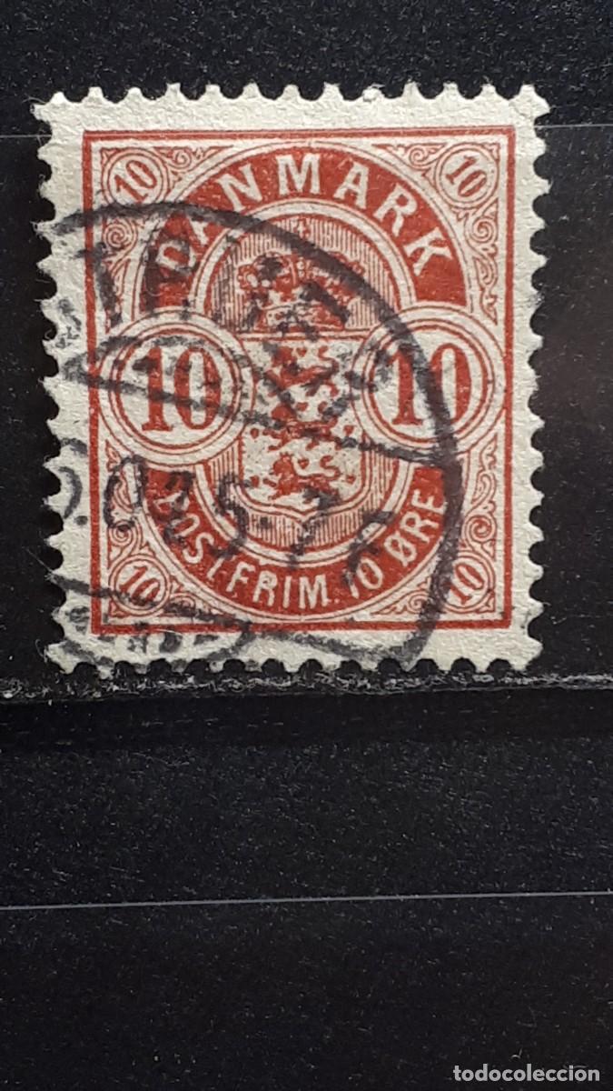 Sellos: DINAMARCA. A&Ntilde;O 1882. &deg;. YVERT 36 - Foto 1
