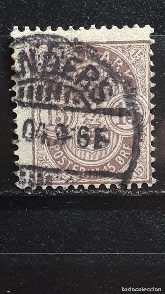 Sellos: DINAMARCA. A&Ntilde;O 1901-2. &deg;. YVERT 39 - Foto 1