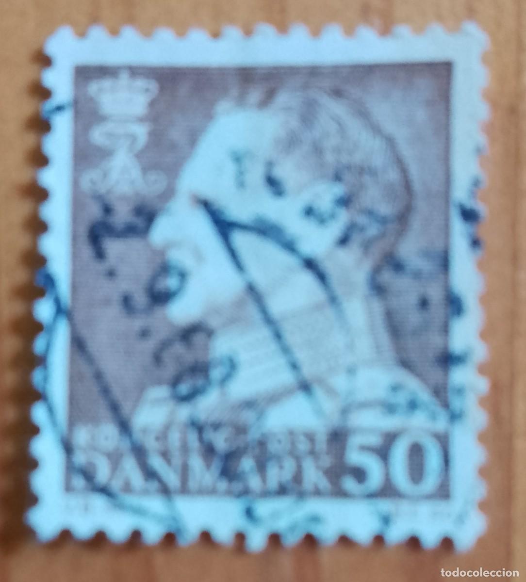 Sellos: DINAMARCA - V/F 50 - MONARQUIA, REY: FEDERICO IX - MATASELLO IDENTIFICATIVO: 2.9.88