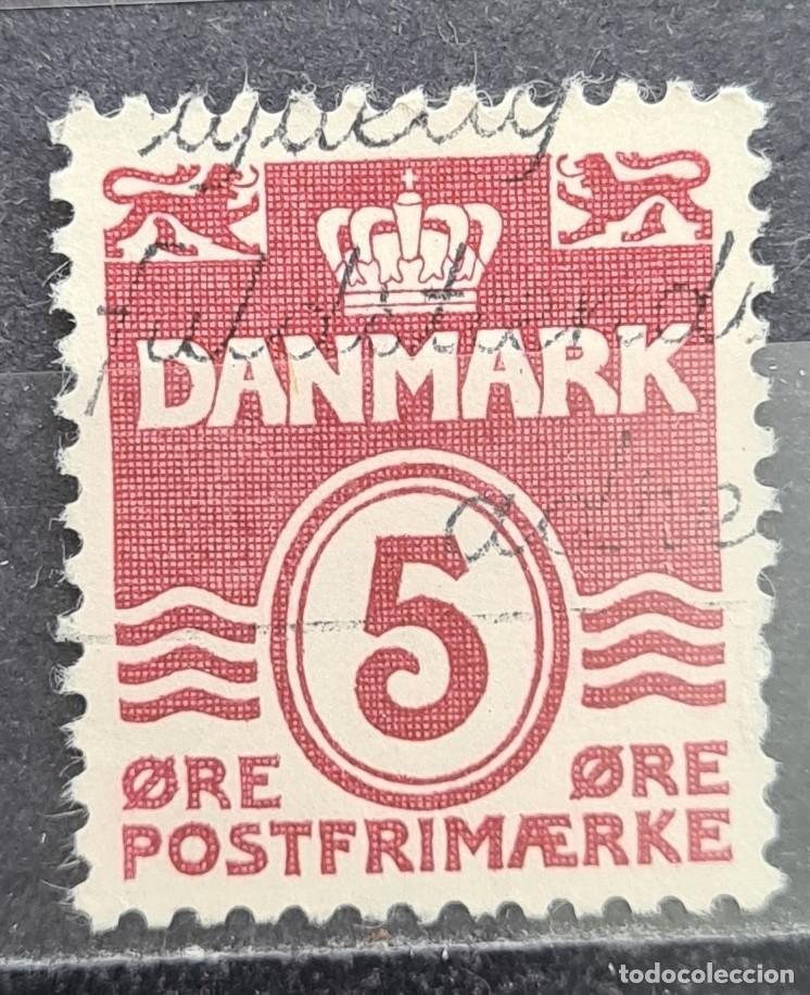 Sellos: Sello usado de Dinamarca 1938-43