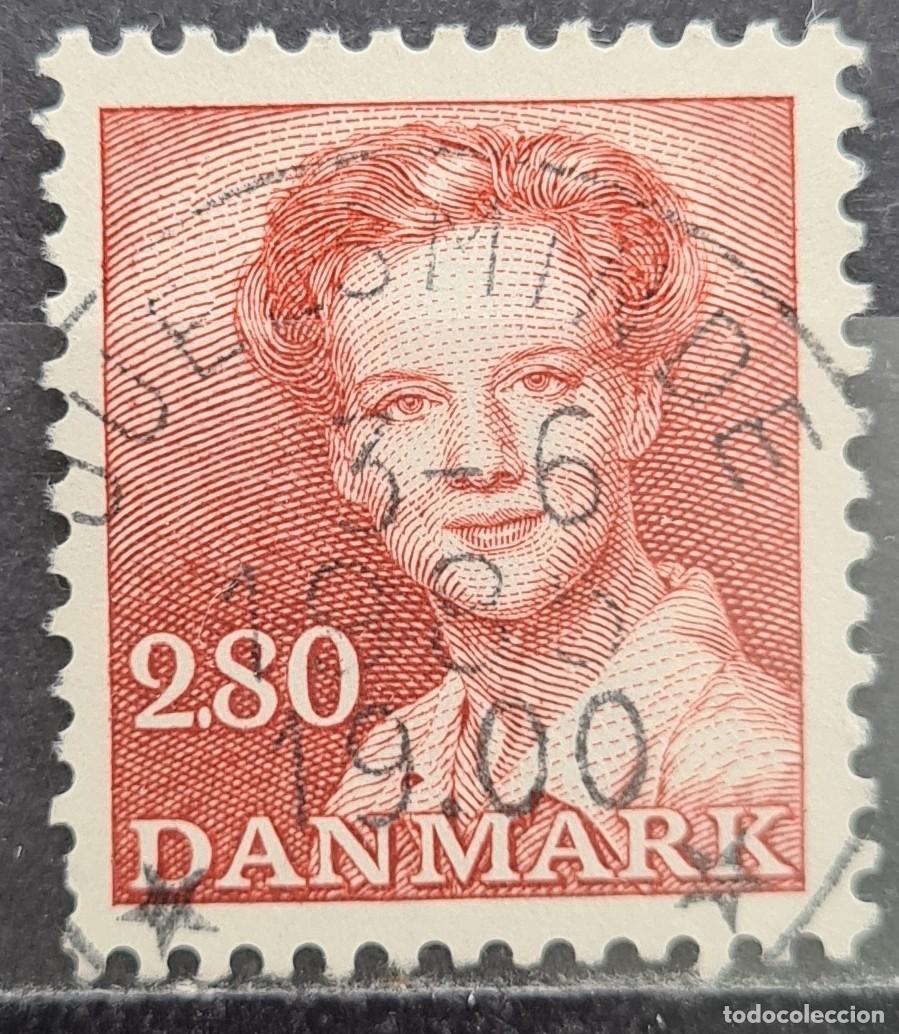 Sellos: Sello usado de Dinamarca 1985: Reina Margarita II