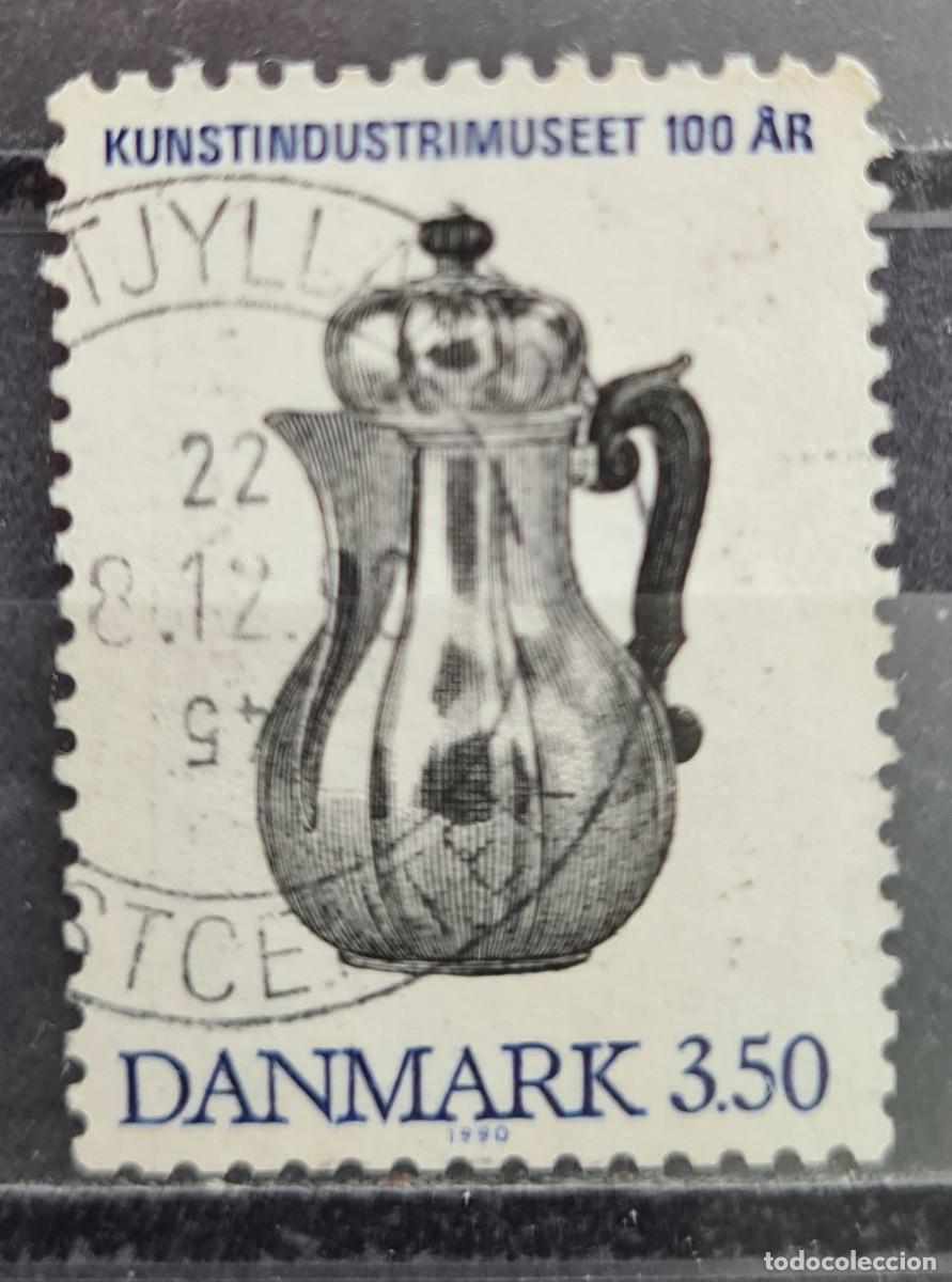 Sellos: Sello usado de Dinamarca 1990: Centenario del Museo de Arte Decorativo