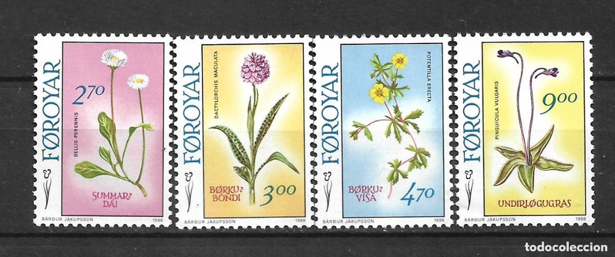 Sellos: islas feroe 1988 scott 169-172 ** mnh 7.30&euro; - 10/31