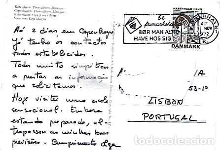 Sellos: Dinamarca y Marcofilia, Copenhague, Museo Thorvaldsens, Multi, Lisboa 1972 (4089)