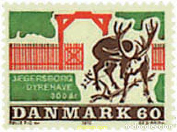Sellos: 96004 MNH DINAMARCA 1970 300 ANIVERSARIO DEL PARQUE DE JAEGERSBORG