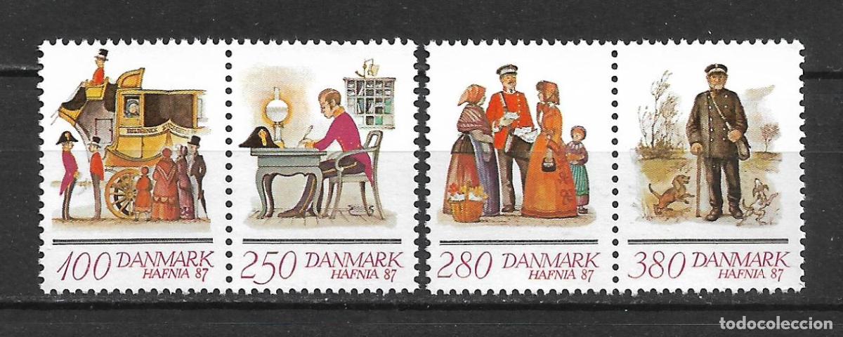 Sellos: dinamarca 1986 hoja bloque scott 825 ** mnh 8&euro; - 23/2