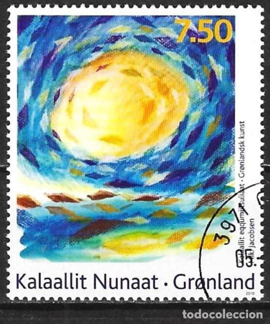 Sellos: Groenlandia 2010 - Mi 552 - YT 531 - Pintura de Miki Jacobsen