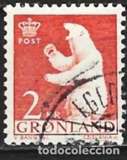Sellos: Groenlandia 1963 - Mi 59 - YT 50 - Fauna : Oso Polar